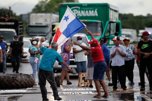Manifestantes Panamá