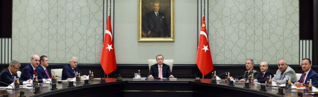 Эрдоган и члены СНБ