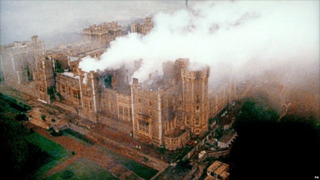 Пожар в Виндзорском замке, 1992 год