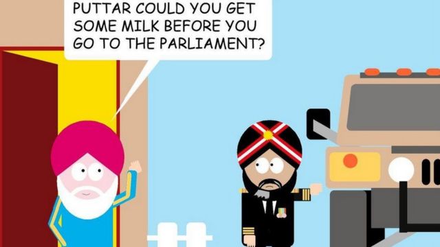 The Sikh who cracks turban jokes to fight stereotypes - BBC News