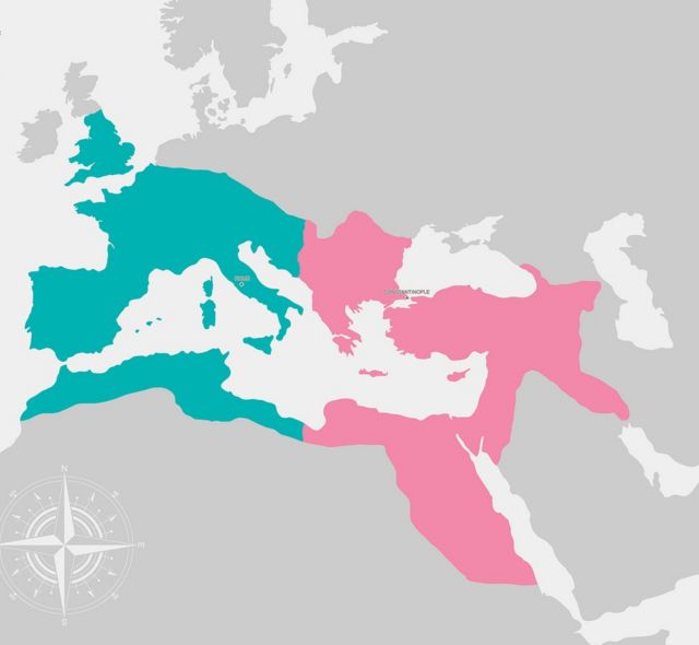 Lista 103 Foto Mapa Del Imperio Romano De Oriente Y Occidente Alta