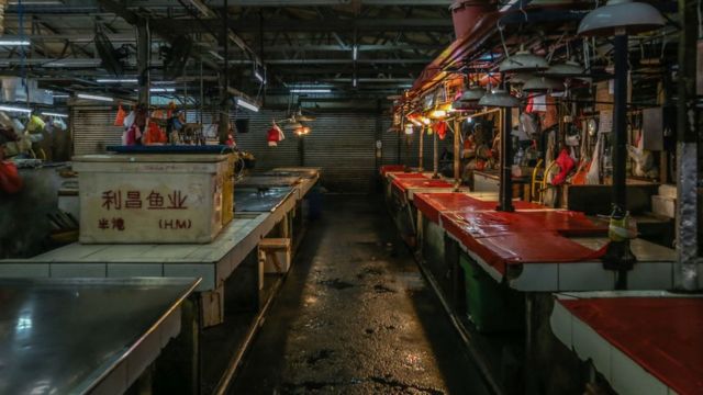 Locales de un mercado "húmedo"