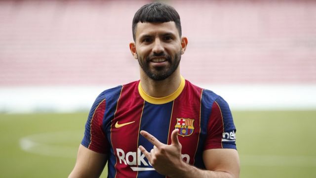 Sergio Aguero: Barcelona igiye kugura uyu rutahizamu wa Man City - BBC News  Gahuza