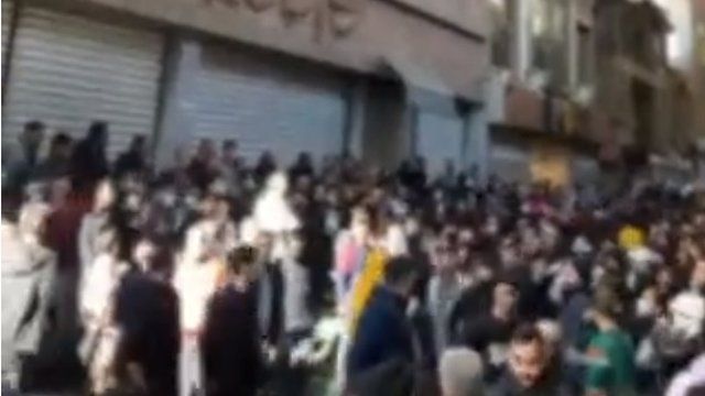 اعتراض در بازار تهران