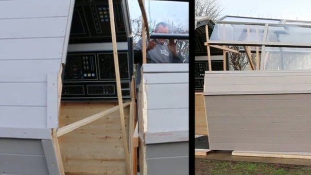 Star Wars shed for Stonebridge City Farm in Nottingham 