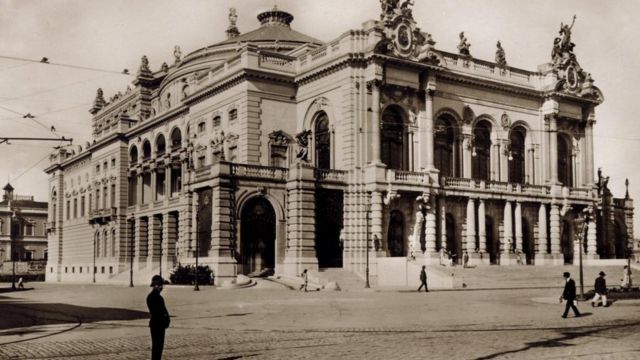 Teatro Municipal de SP, em 1915