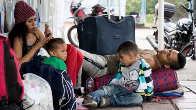 Imigrantes venezuelanos na Colômbia