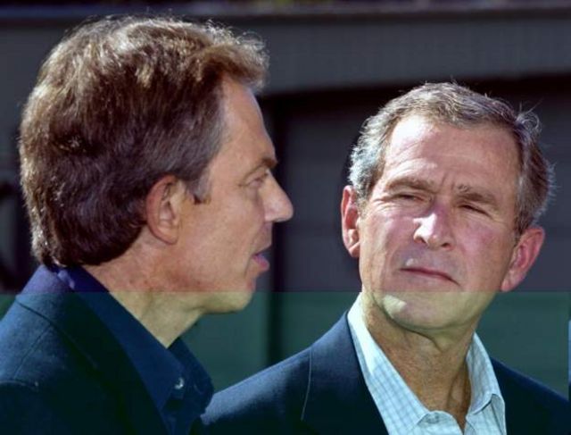 Tony Blair e George W. Bush