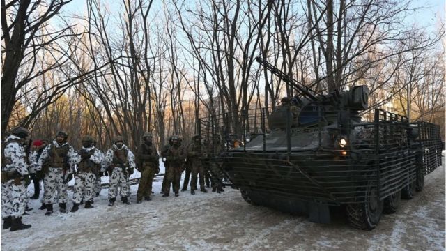 Ukrayna ordusu tatbikat yapıyor