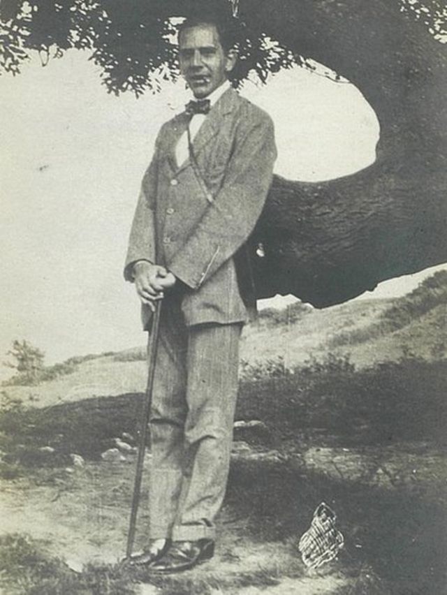 Александр Виленкин на острое Уайт (август 1914 гю)