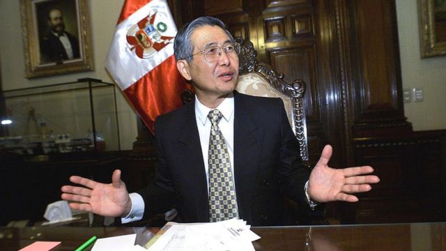 Alberto Fujimori em 2000