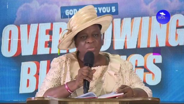 Iyawo Pasitọ Adeboye ni isin ọjọ keje oṣu karun ọdun 2021