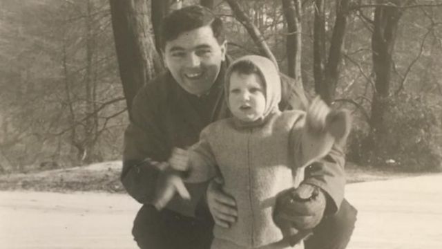 Timothy Welch y su padre adoptivo