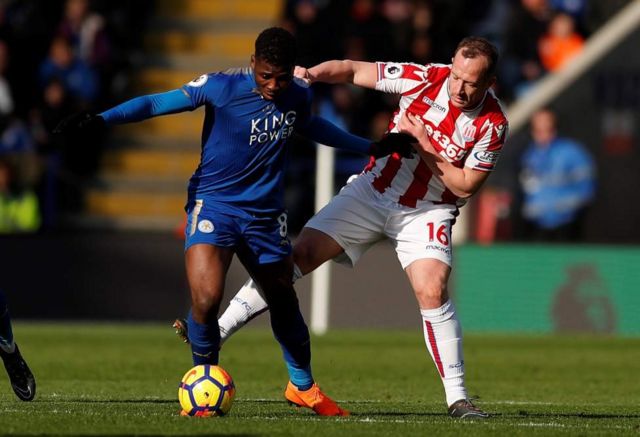 Leicester na Stoke barangije ku mangane ya 1-1 ku munsi wa gatandatu