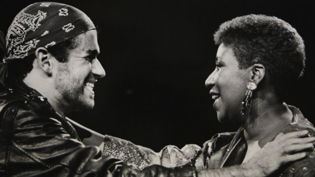 George Michael and Aretha Franklin