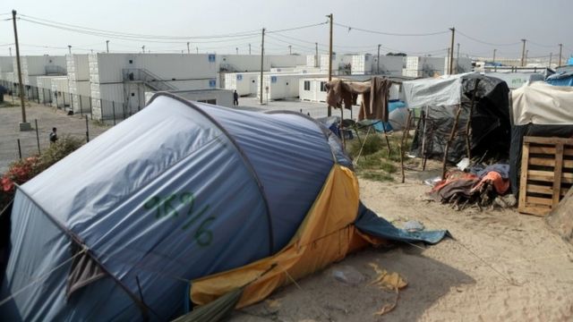 лагерь беженцев "Джунгли" в Кале