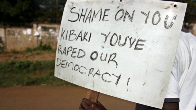 Wani mai zanga-zanga a Kenya