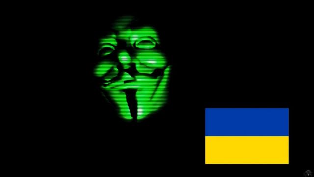 Vídeo do Anonymous em apoio à Ucrânia