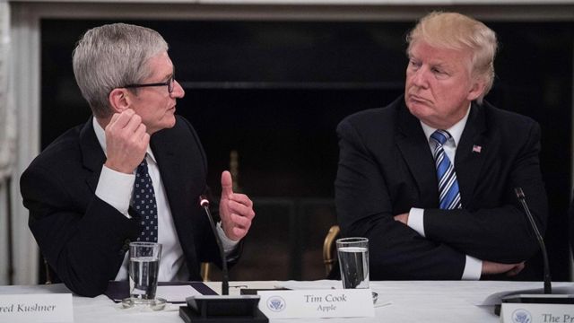 Donald Trump critique Apple