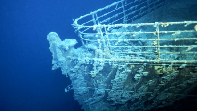 Wreck of Titanic seen in 1996