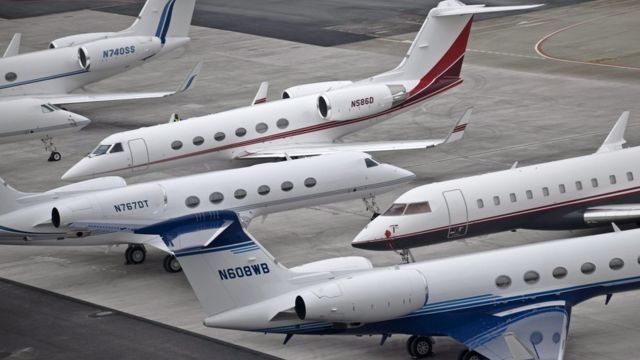 طائرات خاصة في مطار زيورخ