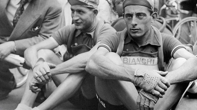 Gino Bartali and Fausto Coppi