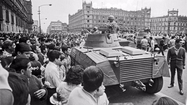 En 1968 México vivía intensos conflictos sociales.