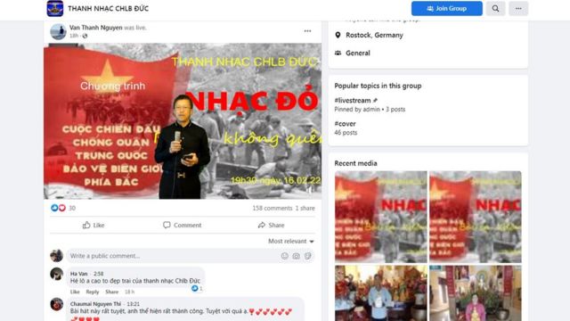 Người dùng Facebook Van Thanh Nguyen