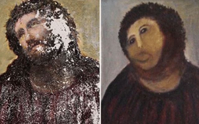 バロック絵画の複製が「修復」で台無しに スペインでまた - BBCニュース