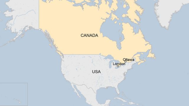 Ikarita y'ahabereye igitero muri Canada