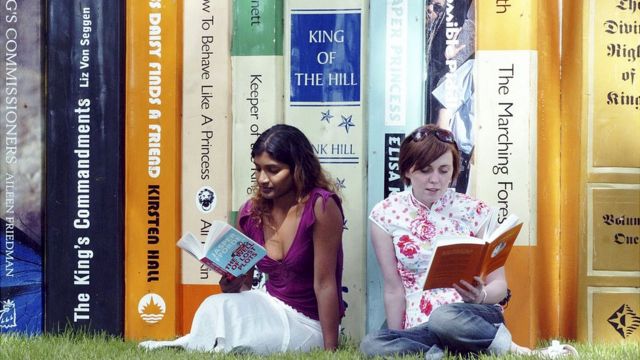 Festival en Hay-on-Wye.