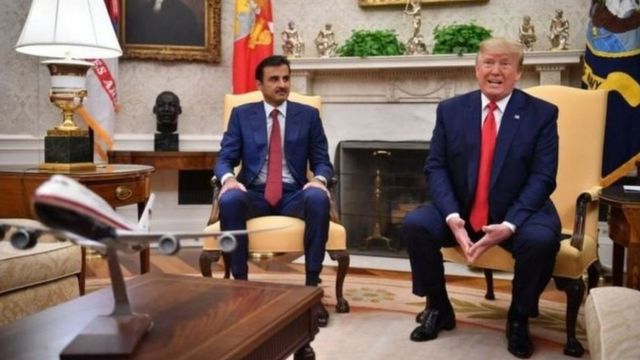 ودعا ترامب أمير قطر الشيخ تميم آل ثاني إلى البيت الأبيض العام الماضي