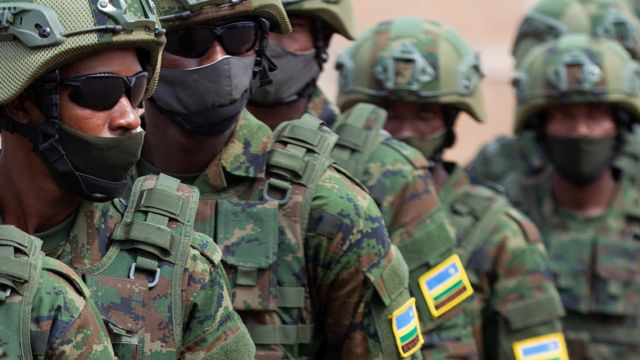 Départ des troupes militaires rwandaises pour le Mozambique - Kigali, Rwanda, 10 juillet 2021