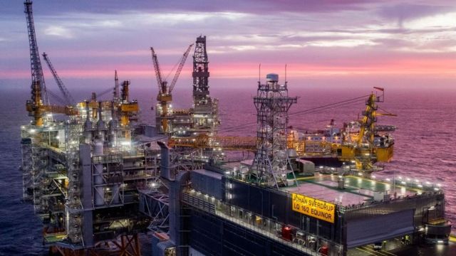 挪威的埃基诺是欧洲第二大天然气供应公司，仅次于俄罗斯天然气工业股份公司。(photo:BBC)