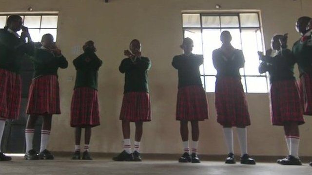Girls in Kenya