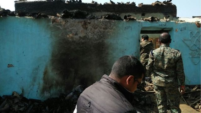 झारखंड में जलाया गया दलित परिवार का घर