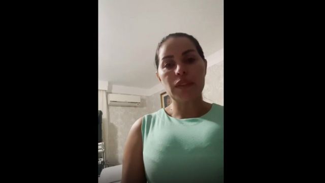 Walkyria, mãe de Lucas, em vídeo no Instagram