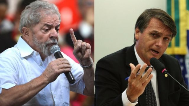 Lula y Bolsonaro