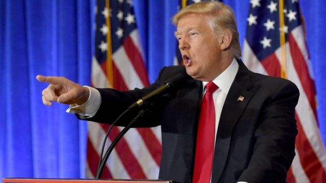 Donald Trumpın mətbuat konfransı (11 yanvar 2017)