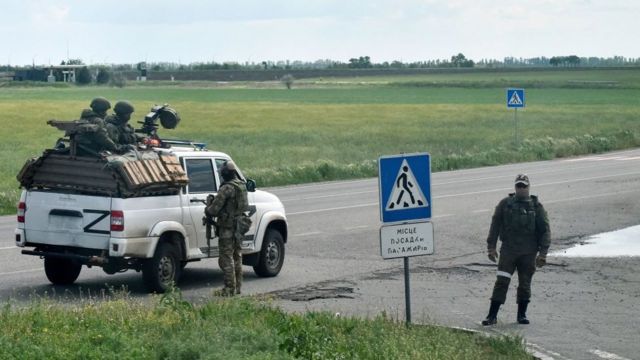 Russian criminals in the Kherson region