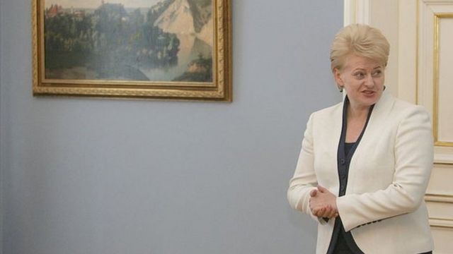 Presidente da Lituânia Dalia Grybauskaitė