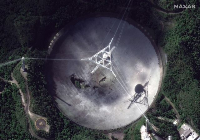 The Arecibo Telescope in Puerto Rico