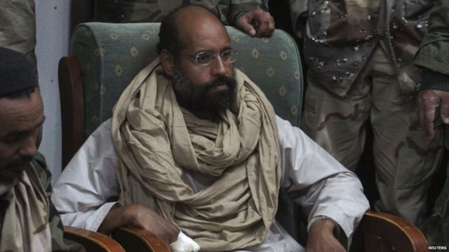 Saif al-Islam Gaddafi muri 2011, nyuma y'ifatwa rye.