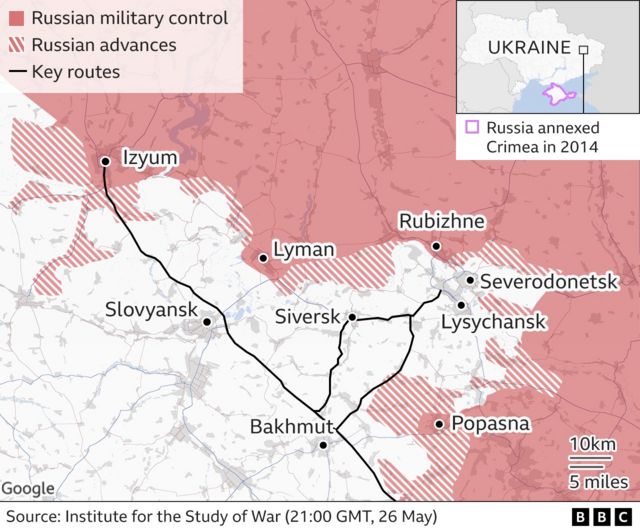 Ukraine Ingabo ziri i zishobora guta zikomoka mu gihe