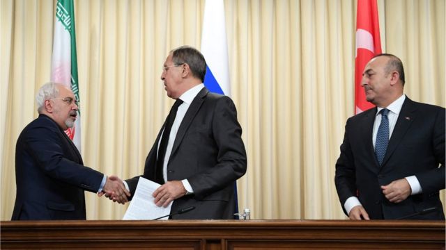 Çavuşoğlu, Lavrov ve Zarif