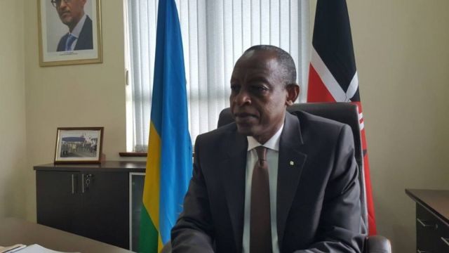 James Kimonyo aserukira Urwanda mu gihugu ca Kenya