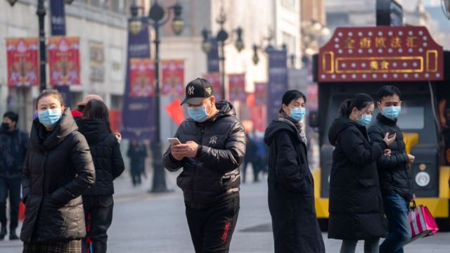 China urged citizens to wear face masks in public places during the spring festival