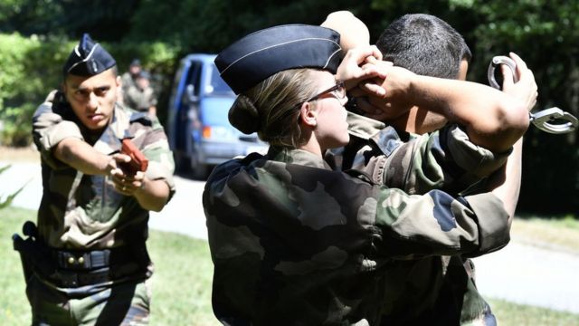 жандармерия, Франция, резервисты