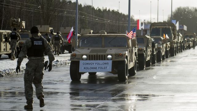 Umuzo w'ibiduga vy'ingwano n'abasirikare benshi ba Amerika muri Pologne biteye impungenge Uburusiya