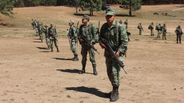 El ejército patrulla campos de Sinaloa por plantaciones de heroína.